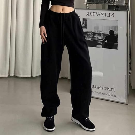 Women Gray Sweatpants 2023 Autumn Fashion Outfits Trends - Image 3